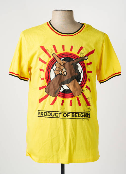 T-shirt jaune ZEB STYLE LAB  homme