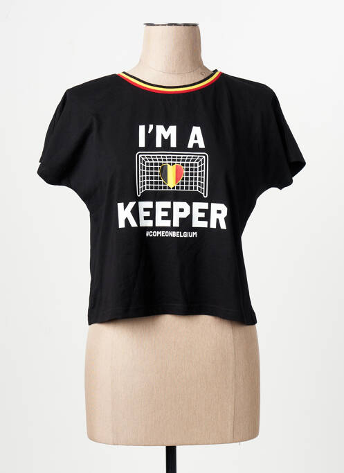 T-shirt noir ZEB STYLE LAB  femme