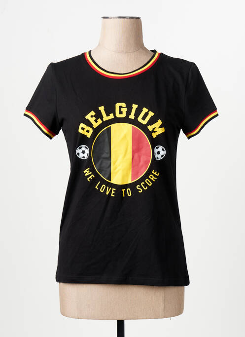 T-shirt noir ZEB STYLE LAB  femme