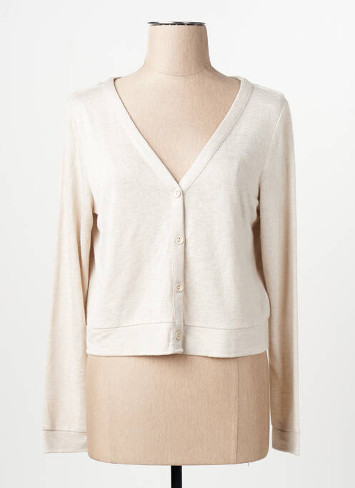 Gilet manches longues beige STREET ONE femme