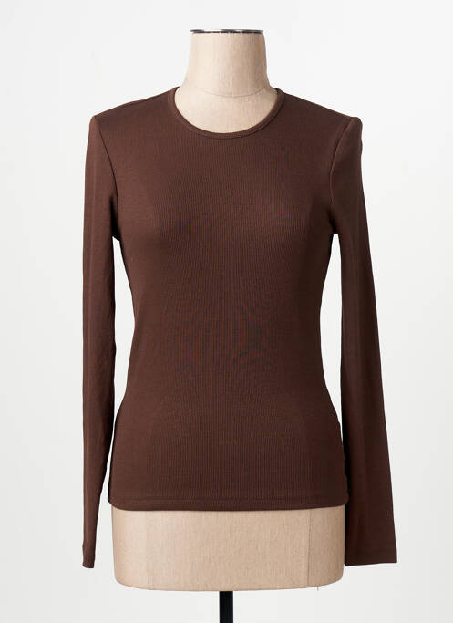 T-shirt marron ONLY femme