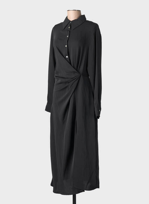 Robe longue noir MANGO femme