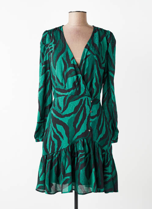 Robe longue vert MORGAN femme