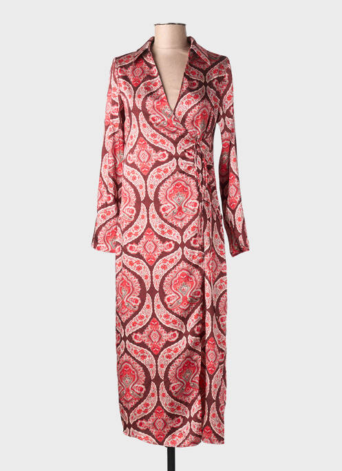 Robe longue rouge MANGO femme