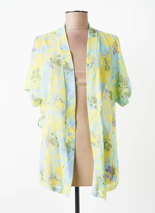 Gilet manches courtes jaune BELLITA femme