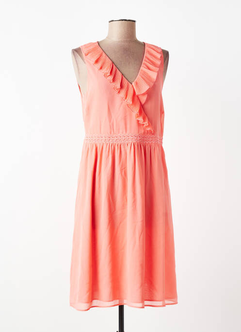 Robe courte rose NAF NAF femme