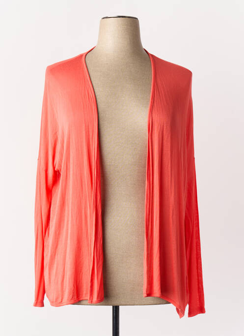 Gilet manches longues orange STREET ONE femme
