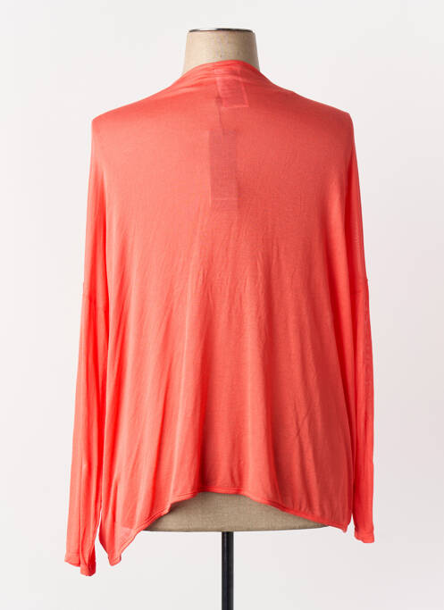 Gilet manches longues orange STREET ONE femme