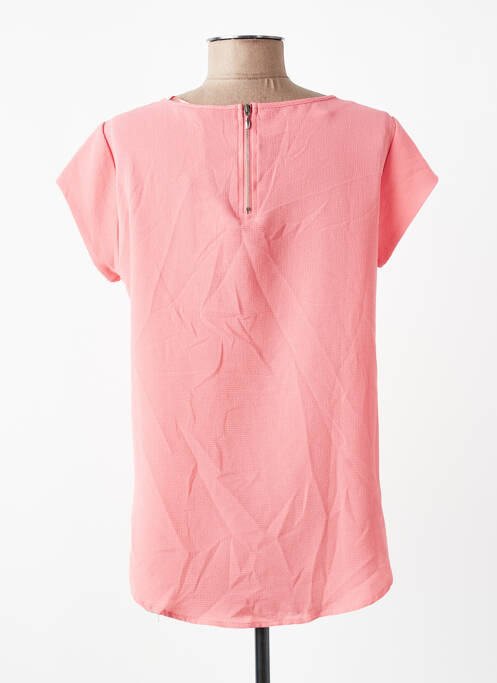 Top manches courtes manches courtes rose ONLY femme