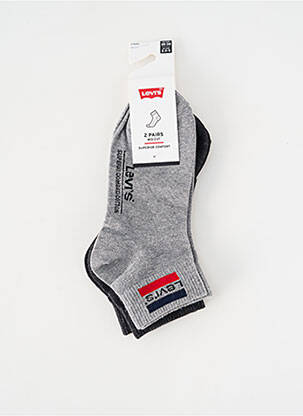 Chaussettes gris LEVI'S homme