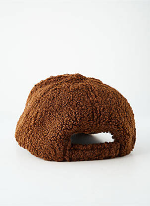 Casquette marron PIECES femme