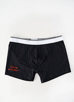 Boxer noir MONSIEUR TSHIRT homme