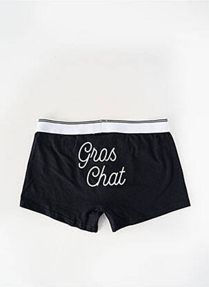 Boxer noir MONSIEUR TSHIRT homme