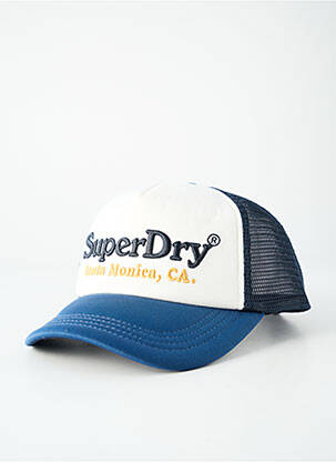 Casquette bleu SUPERDRY homme
