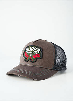Casquette gris SUPERDRY femme