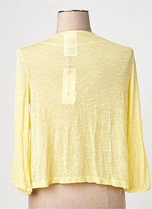 Gilet manches longues jaune STREET ONE femme