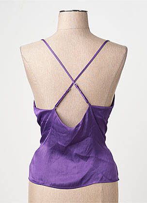 Top violet MORGAN femme