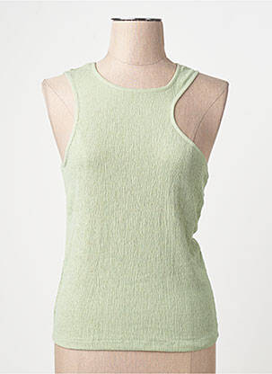 Débardeur coupe droite sans manche vert VERO MODA femme