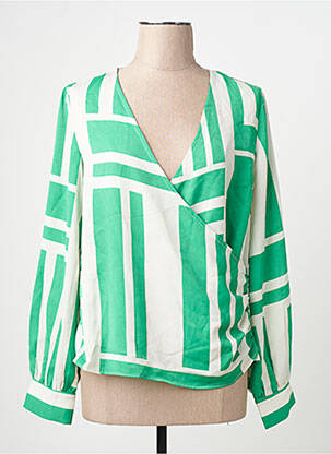 Blouse manches longues manches longues vert VERO MODA femme