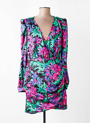 Robe mi-longue violet MORGAN femme