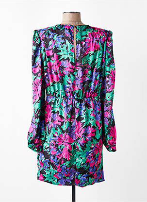 Robe mi-longue violet MORGAN femme