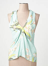 T-shirt bleu MANGO femme