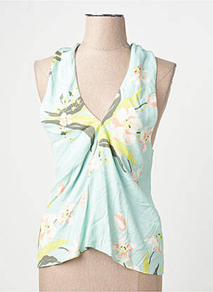 T-shirt bleu MANGO femme