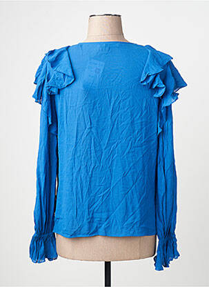 Chemisier bleu MANGO femme