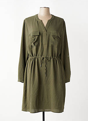 Robe mi-longue vert ONLY femme