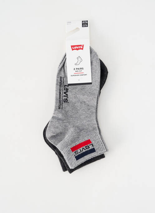 Chaussettes gris LEVIS homme