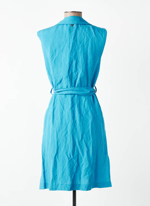 Robe mi-longue bleu AMELIE & AMELIE femme