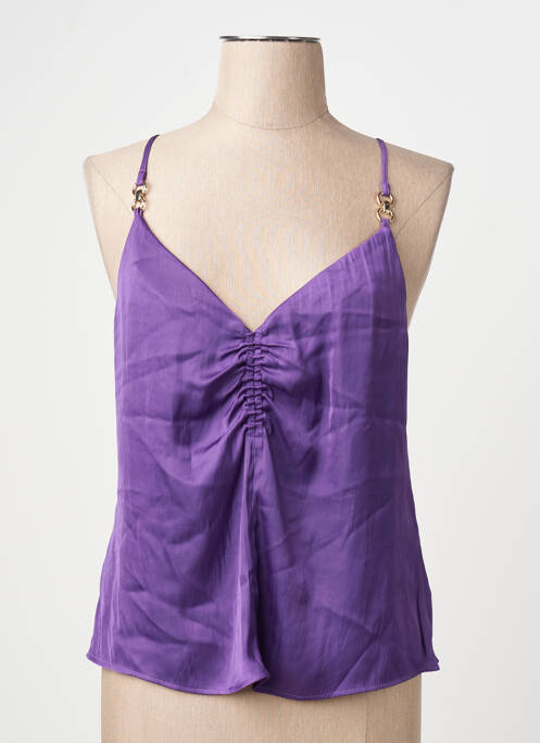 Top violet MORGAN femme