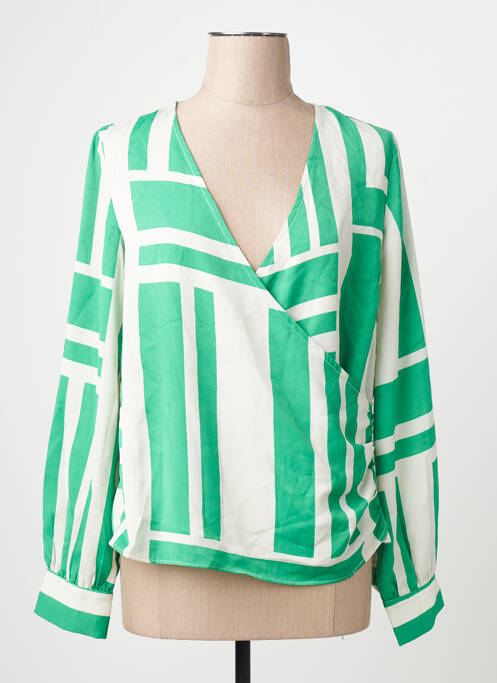Blouse manches longues manches longues vert VERO MODA femme