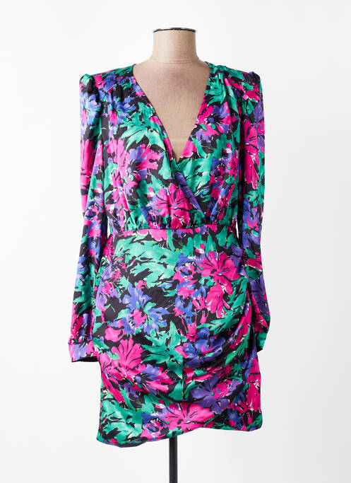 Robe mi-longue violet MORGAN femme