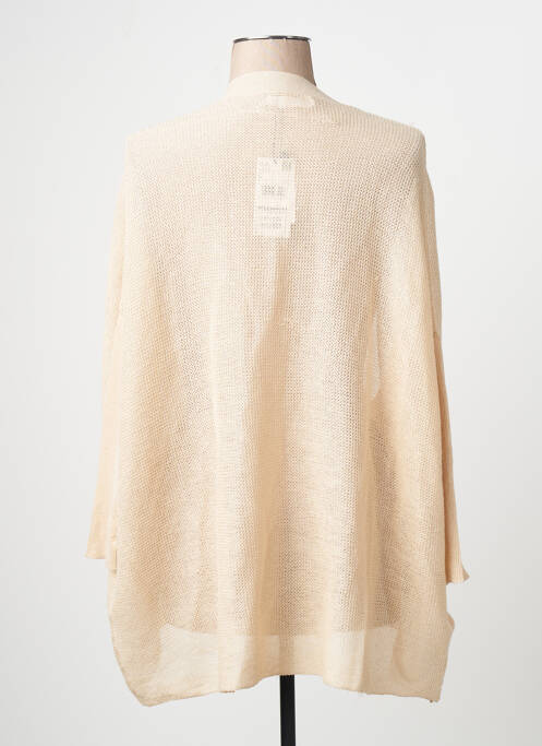 Gilet manches longues beige MANGO femme