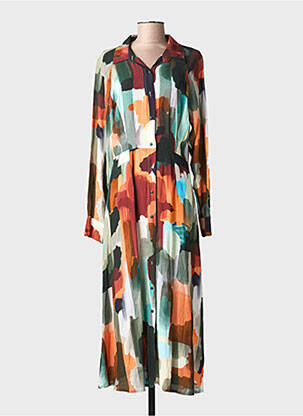 Robe longue vert ASTRID BLACK LABEL femme