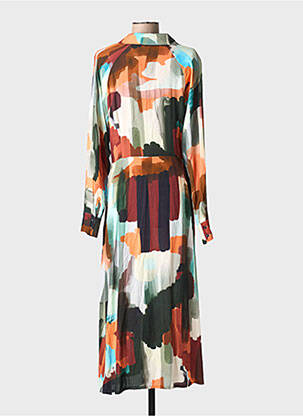 Robe longue vert ASTRID BLACK LABEL femme