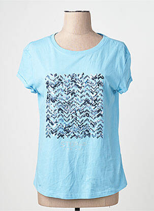 T-shirt bleu STREET ONE femme