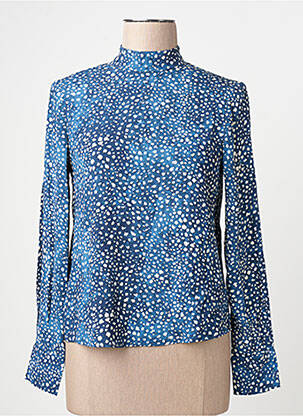 Chemisier bleu MANGO femme