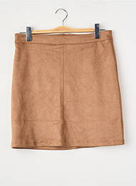 Jupe courte marron ZABAIONE femme