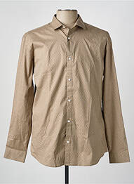 Chemise manches longues marron JACK & JONES homme