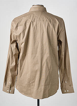 Chemise manches longues marron JACK & JONES homme