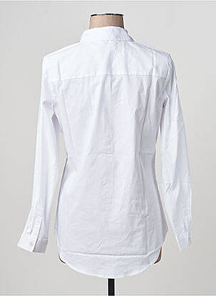 Chemisier manches longues manches longues blanc JACQUELINE DE YONG femme