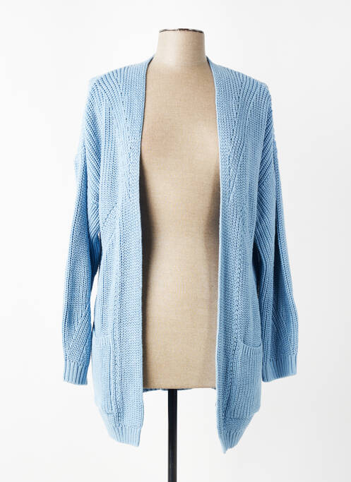 Gilet manches longues bleu MORE & MORE femme