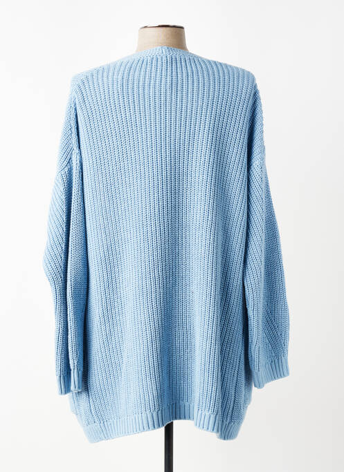 Gilet manches longues bleu MORE & MORE femme