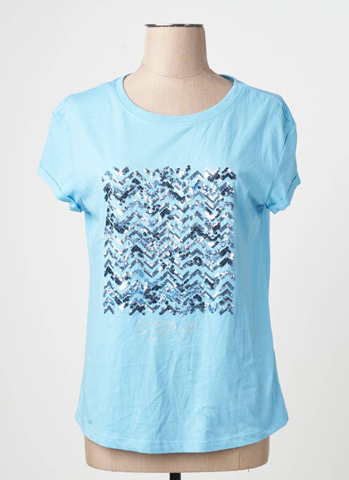 T-shirt bleu STREET ONE femme