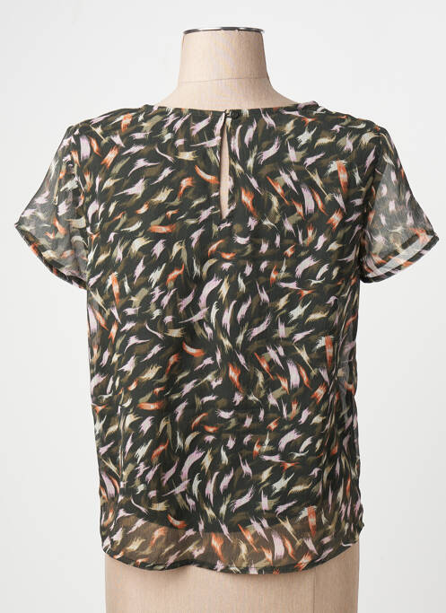 T-shirt col rond vert ONLY femme