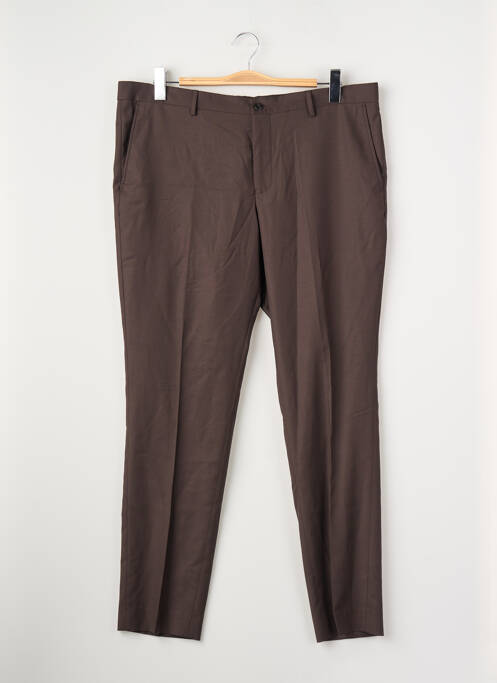 Pantalon droit marron JACK & JONES homme