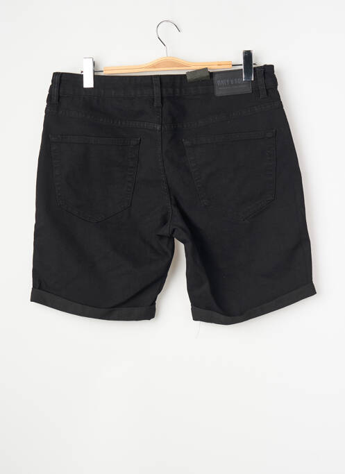 Short taille normale taille normale noir ONLY&SONS homme