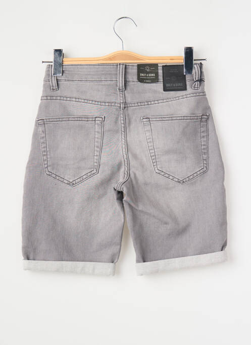 Short gris ONLY&SONS homme